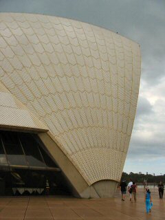 Die Oper in Sydney.
