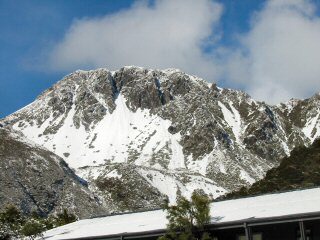 Berg ohne Wolken