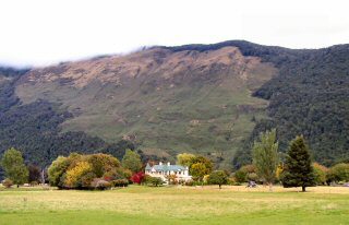 Hauptquartier whrend der Filmaufnahmen in Queenstown