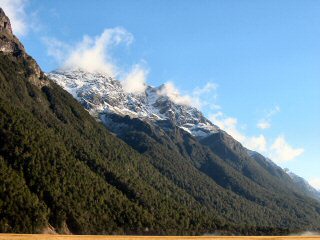 Landschaft beim Milford Sound