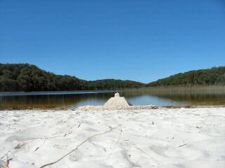 Lake Garawongera auf Fraser Island