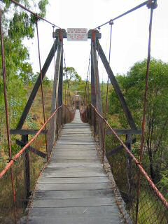 The swinging Bridge